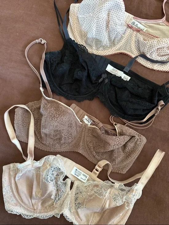 10 BRA Bundle Sizes 34DDD (2), 36D (4), 38D (4). Natori, Wacoal. Sexy Demi bras - Picture 5 of 9